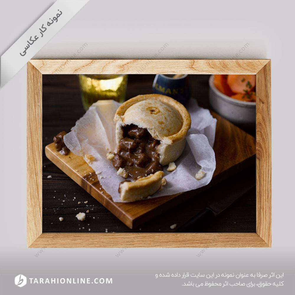 عکاسی از کیک هویج با مغز شکلات